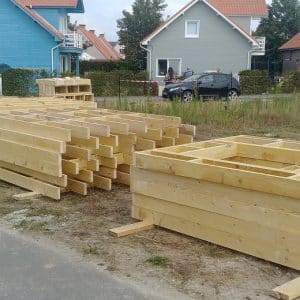 Chalet en bois Type B 65m² (en kit)